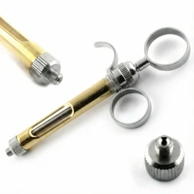 Dental Aspirating Syringe 1.8ml Gold Barrel