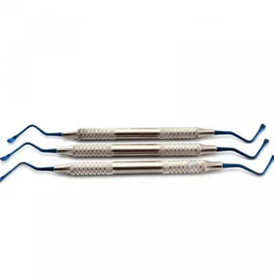 Dental Lucas Bone Curettes Titanium Coated