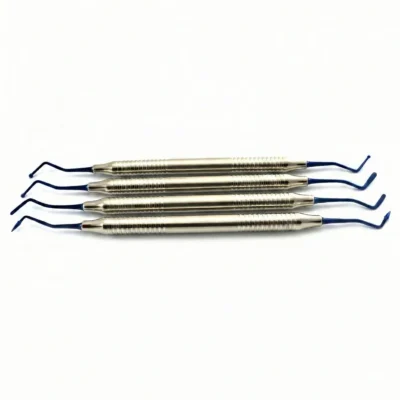 Dental Composite Instruments Titanium Coated Set Of 4