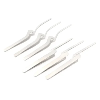 Articulating Paper Forceps (3 Straight + 3 Curved)