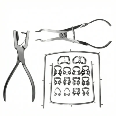 Rubber Dam Kit Starter of 18 Pcs