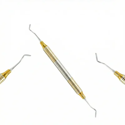 Gregg Plastic Filling Instrument #4/5, Hollow Handle Gold