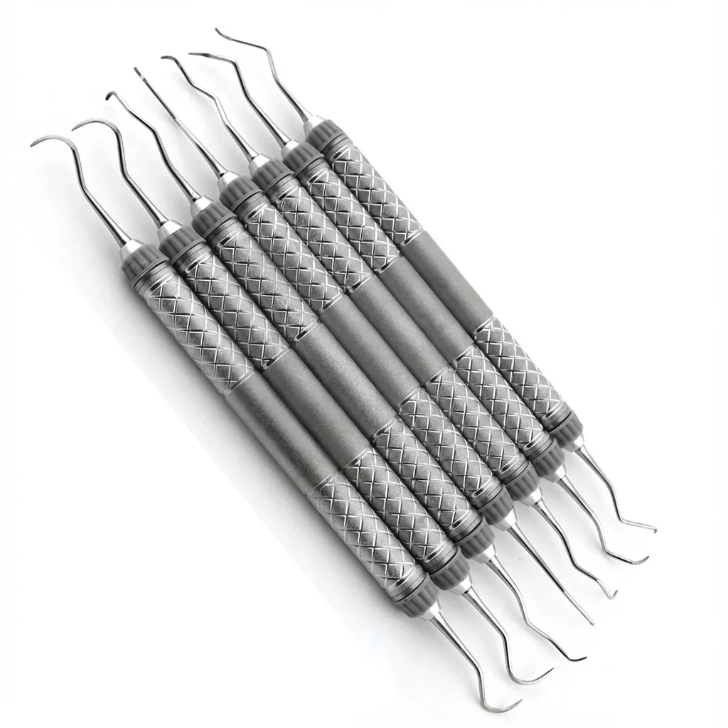 7Pcs Universal Periodontal Curettes Scaler (Everedge Handle)
