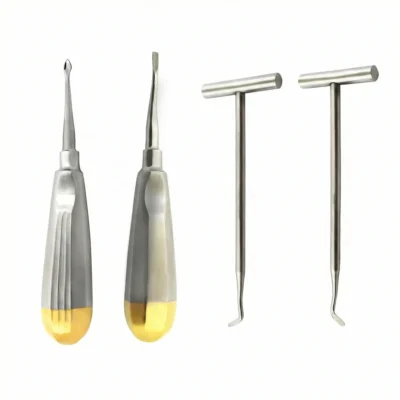 4Pcs Dental Luxating Root Elevators